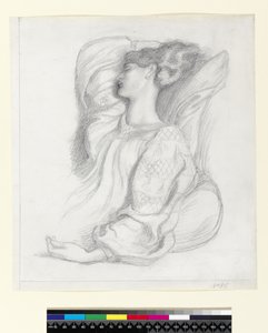 Study of Mrs William Morris (1839-1914), c.1873